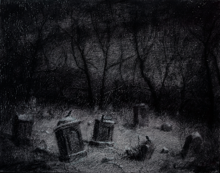 Abandoned graveyard